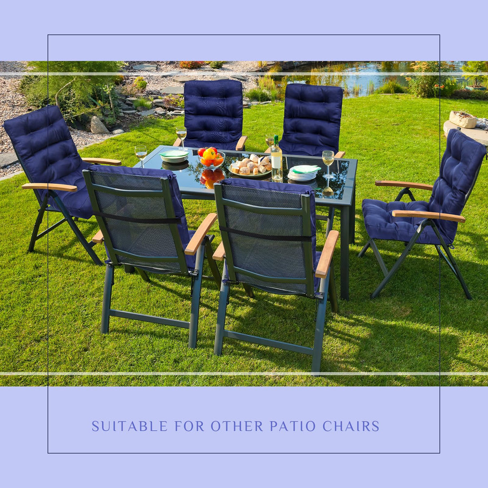 Hoteam lifestyle image of cushions on a porch set illustrating coordinated outdoor style
