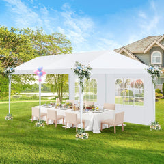 Hoteel sidewall with zipper door in view for easy access and privacy