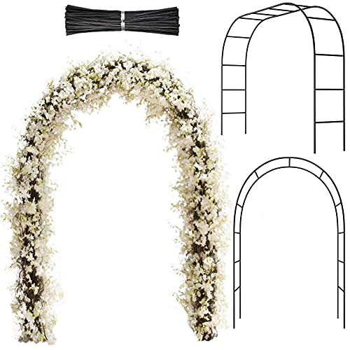 Hotop front view of assembled arch showing elegant focal point and easy styling