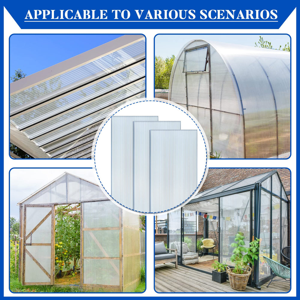 Hotop panel installed in greenhouse showing bright, protected growing environment