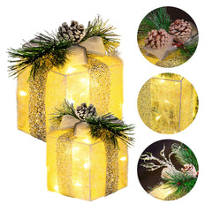 Hourleey close-up tinsel detail highlighting sparkle and reflective warmth