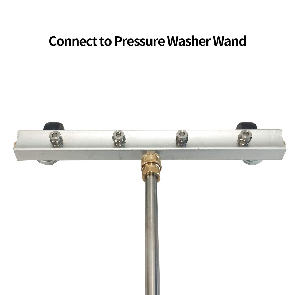 Hourleey straight extension and 45-degree wand showing adaptable reach and angled access benefit