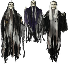 Hourleey front group shot of three hanging Grim Reapers creating instant curb appeal