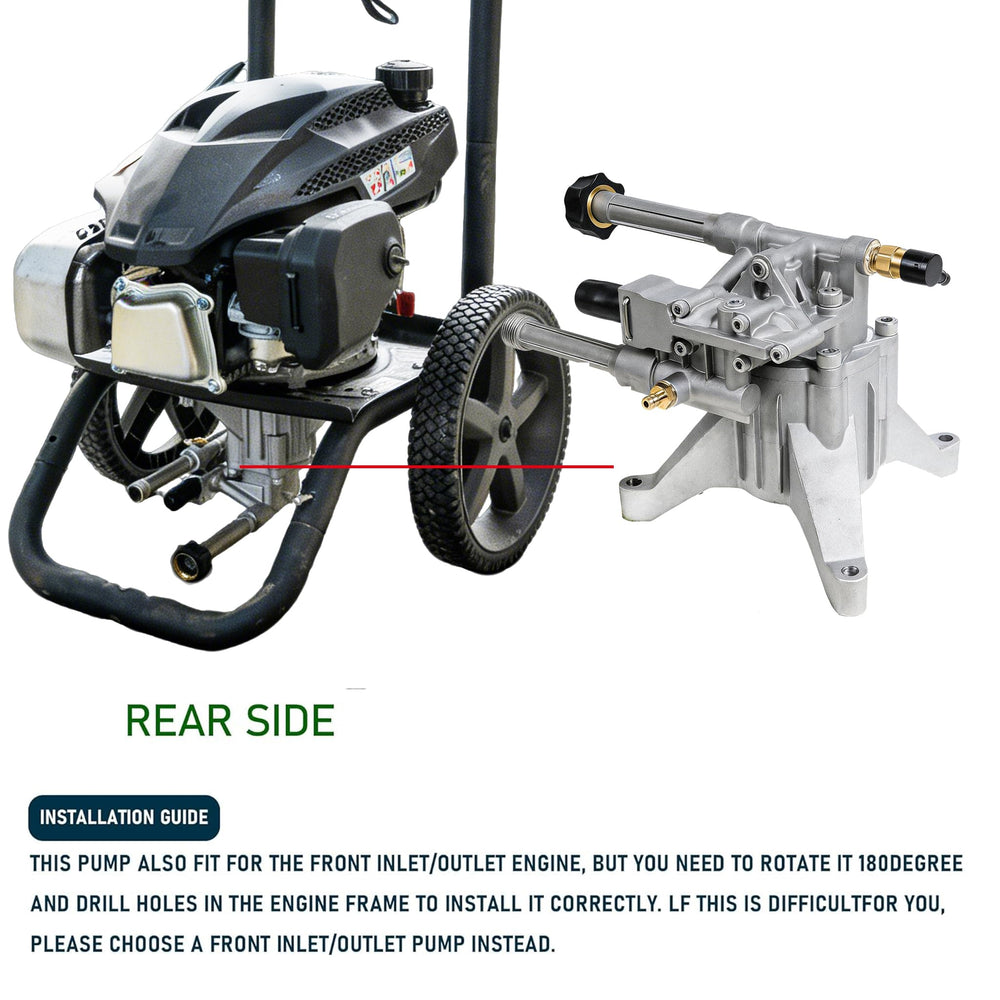 Hourleey kit accessories displayed including bolts keys and detergent hose for quick install