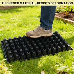Hourleey tray side profile highlighting drainage and moisture retention benefit