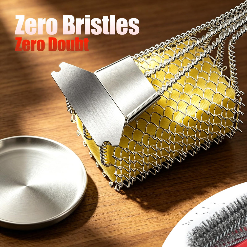 HOUSE AGAIN razor-sharp HD scraper edge breaking up baked-on grease