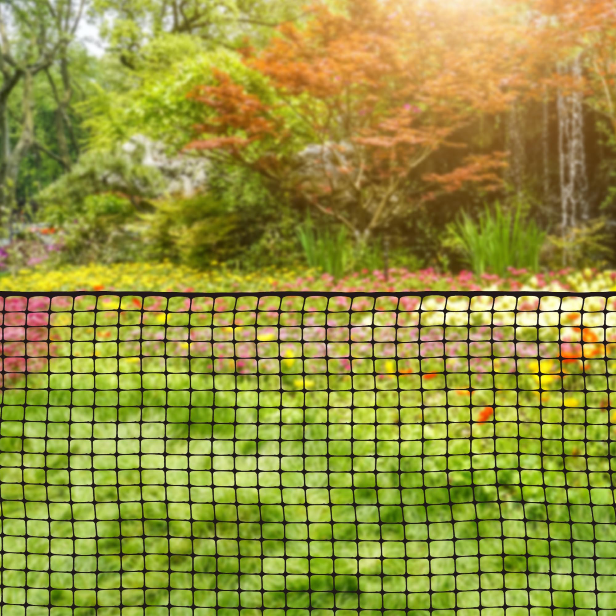 Houseables mesh attached with zip ties showing quick, tool-free installation benefit
