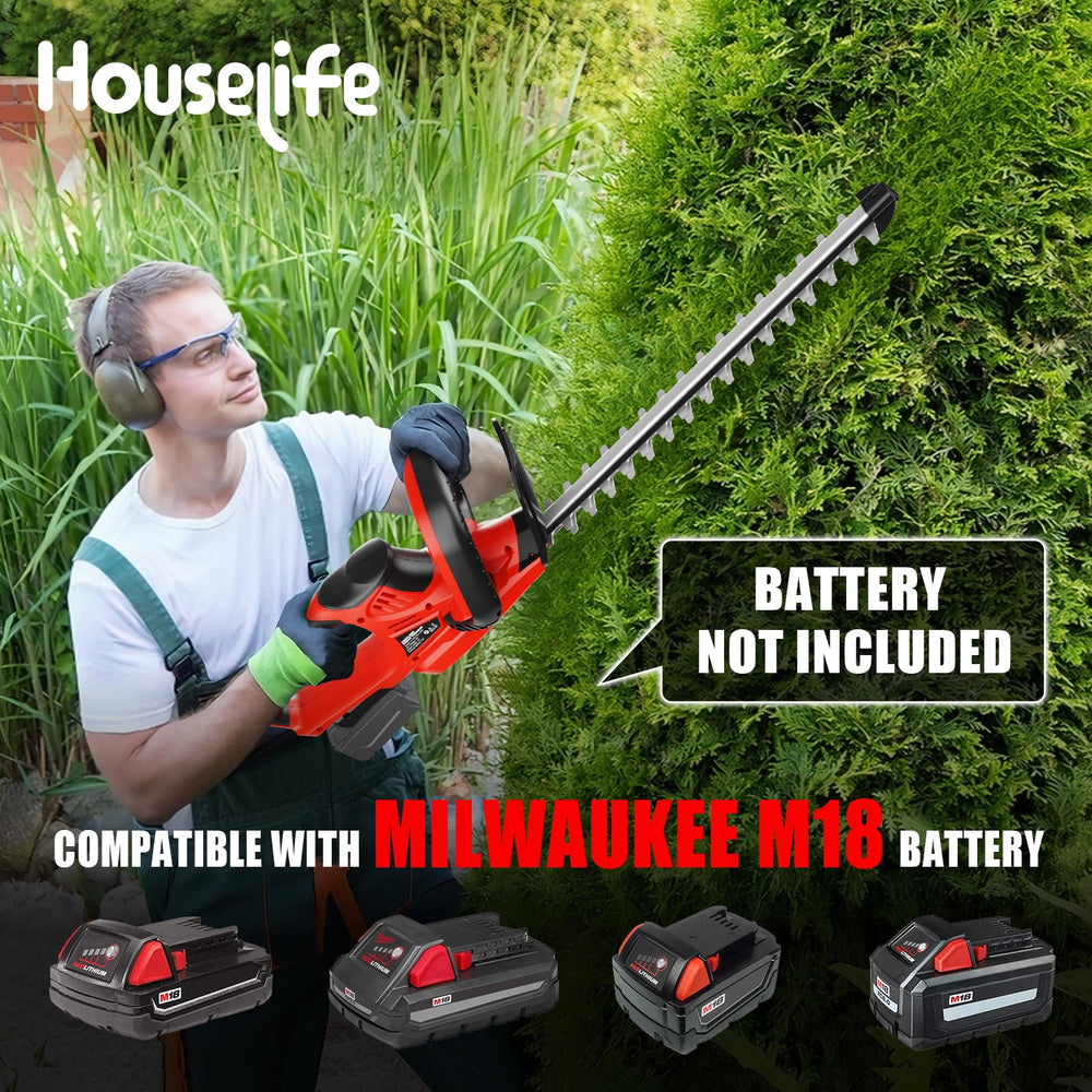 Houselife close-up of hardened-steel dual-action blades for cleaner, low-vibration cuts