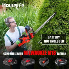 Houselife close-up of hardened-steel dual-action blades for cleaner, low-vibration cuts