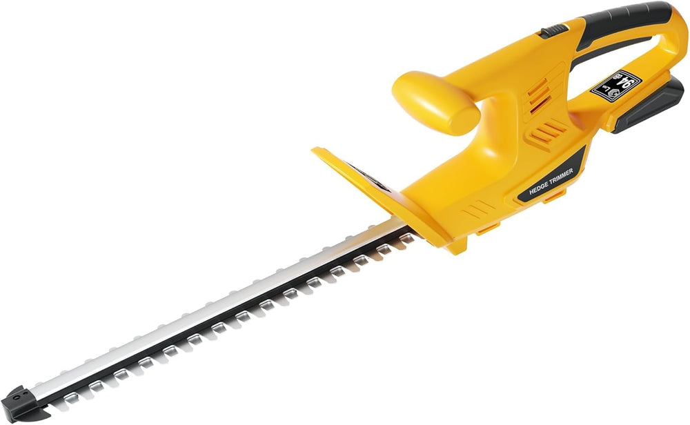 Houselife front view of hedge trimmer showing blade and body, easy handling benefit