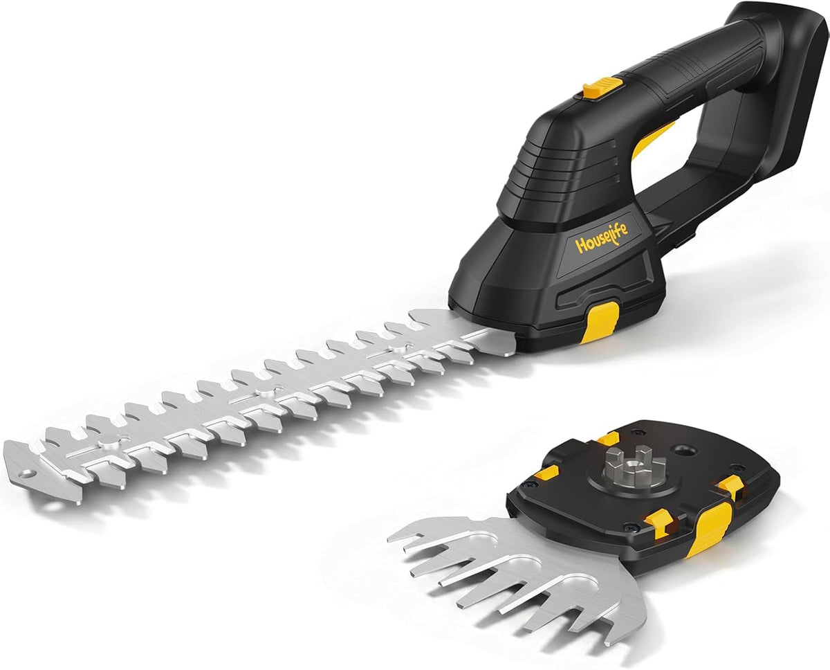 Houselife front view of trimmer showing compact form and portability