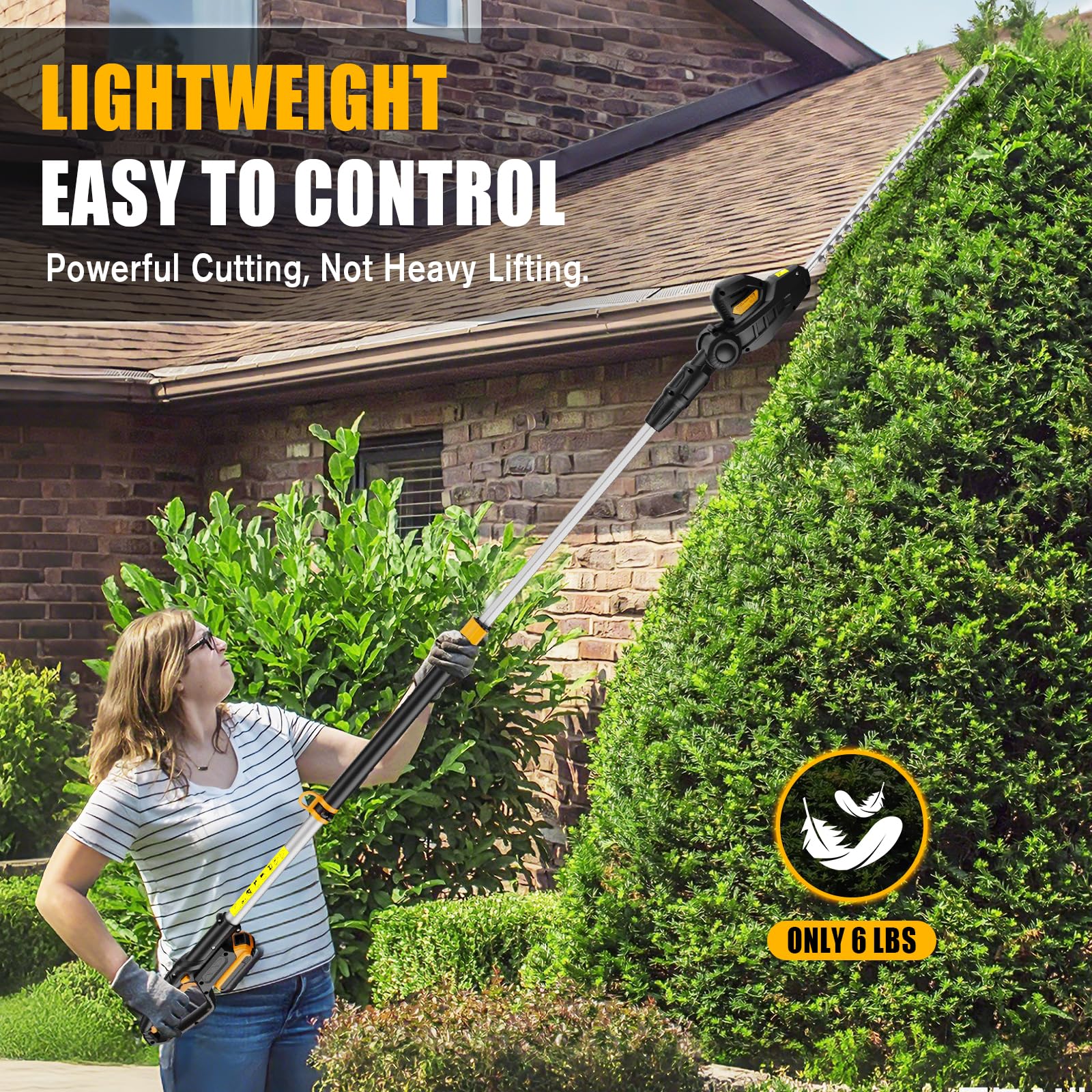 Houselife blade sheath mounted on trimmer for safe storage and transport