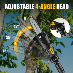 Houselife tool-free chain tensioning detail, quick adjustment benefit