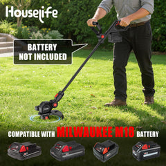 Houselife trimmer head close-up showing cutting line and durable build for reliable trimming