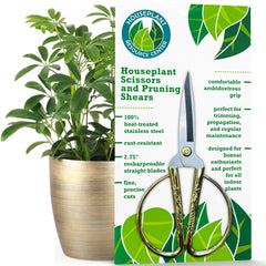 HOUSEPLANT RESOURCE CENTER front view of pruning shears showing compact design and precision
