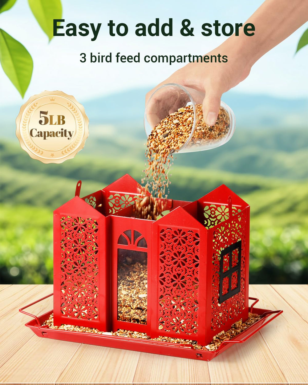 HouseSapp metal mesh detail highlighting rust-resistant coating and lasting durability benefit