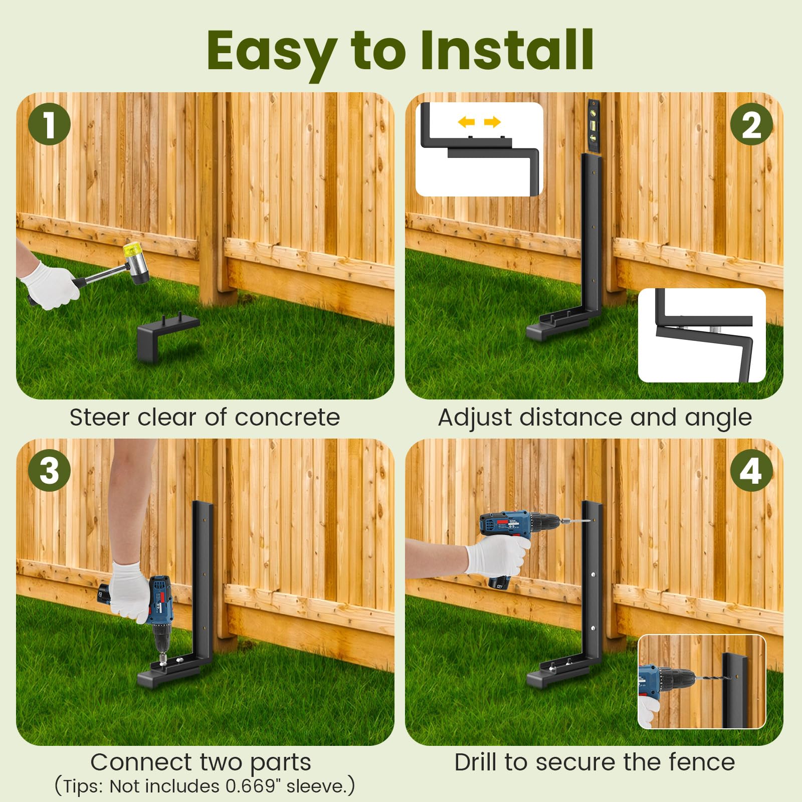Housolution in a garden setting with repaired fence showing improved safety and curb appeal