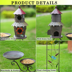 HOUYANG trellis detail with dragonfly ornament supporting climbing plants