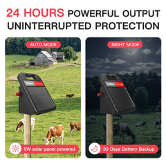 hovikoki mounted on a t-post showing quick tool-free installation benefit