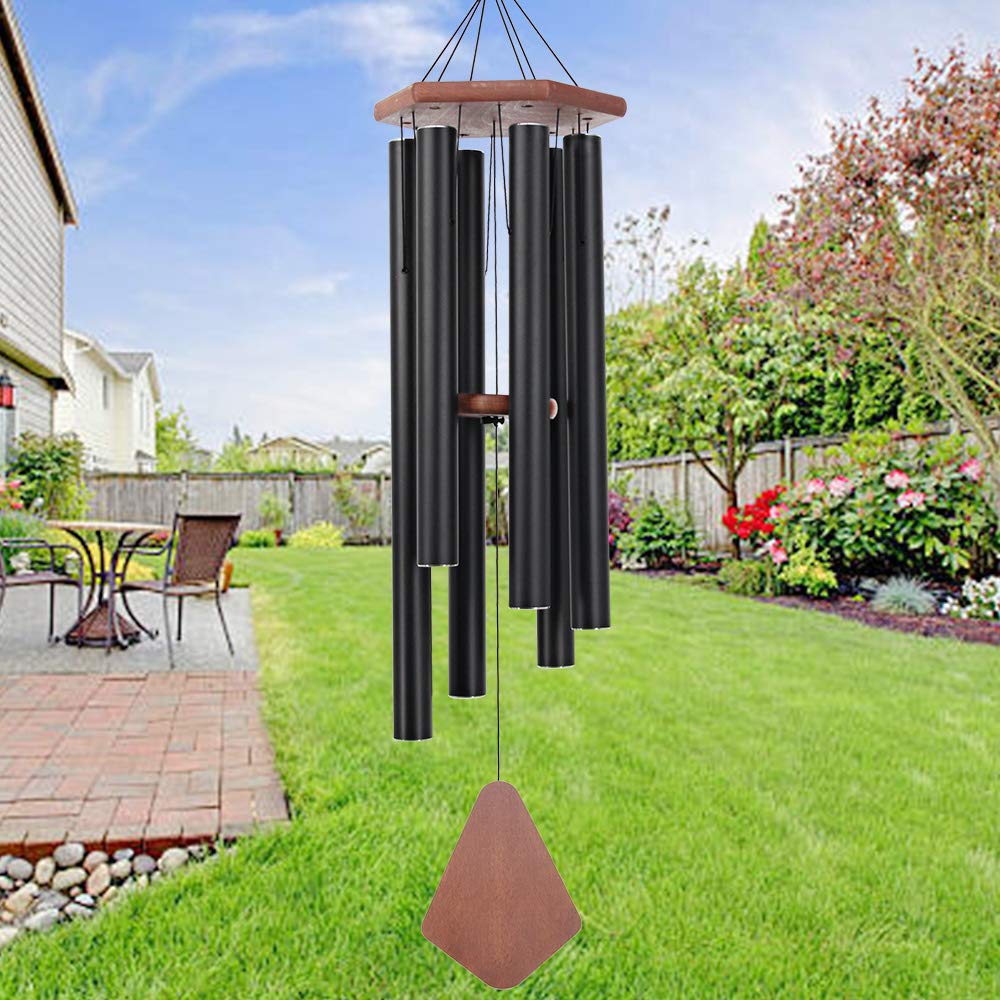 Howarmer packaged chime with hook and cords ready for easy outdoor installation