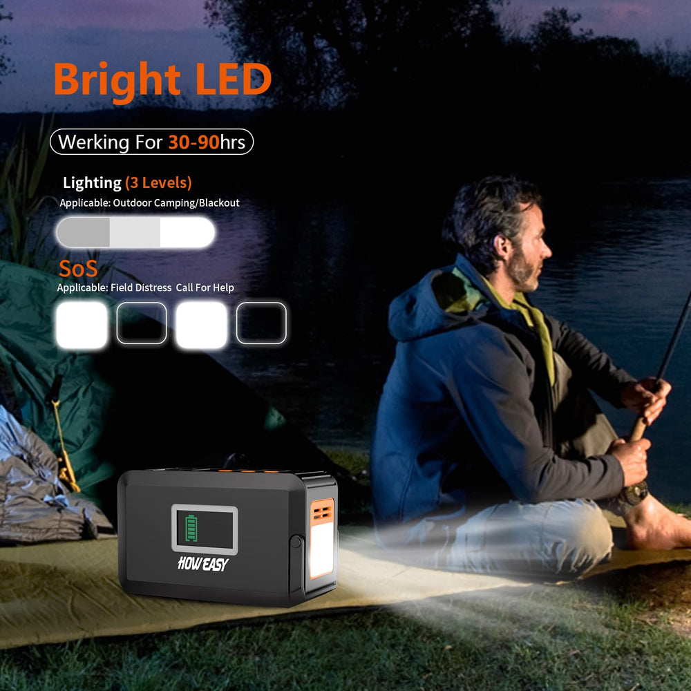 HOWEASY LED lamp in SOS mode for emergency visibility and signaling