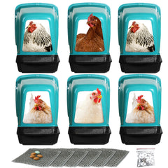 HOWUXZO front view pack of six nesting boxes showing durable design and neat storage benefit