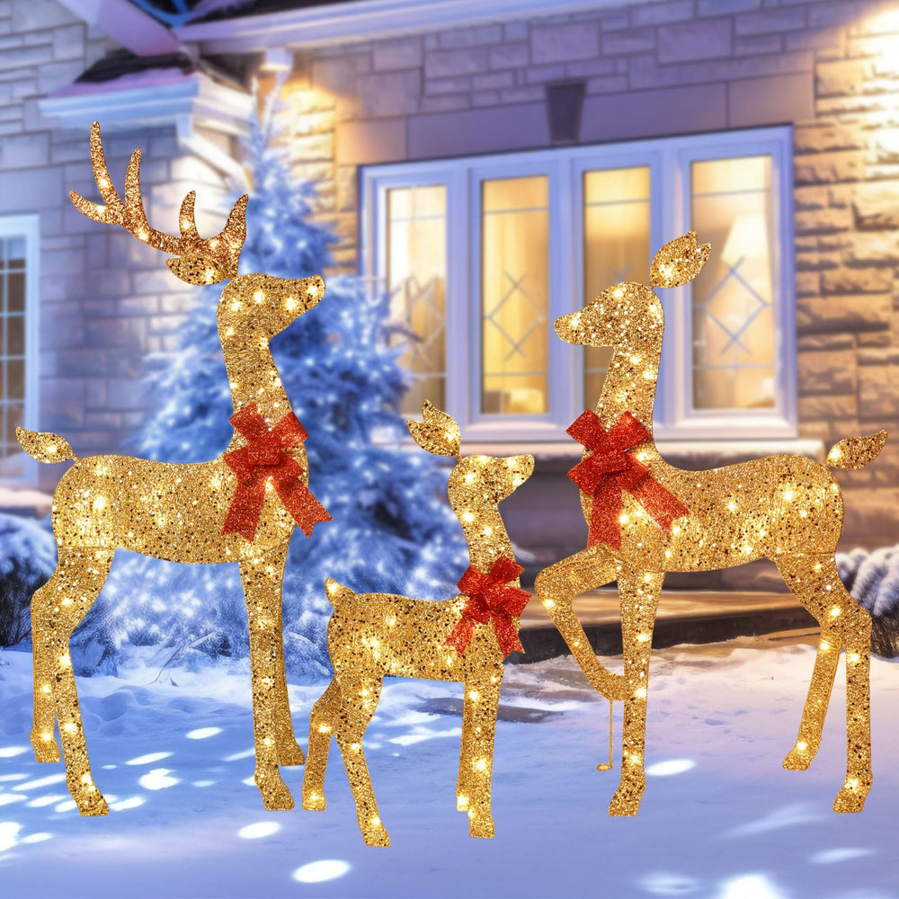 HOYECHI reindeer packed for storage demonstrating compact offseason care