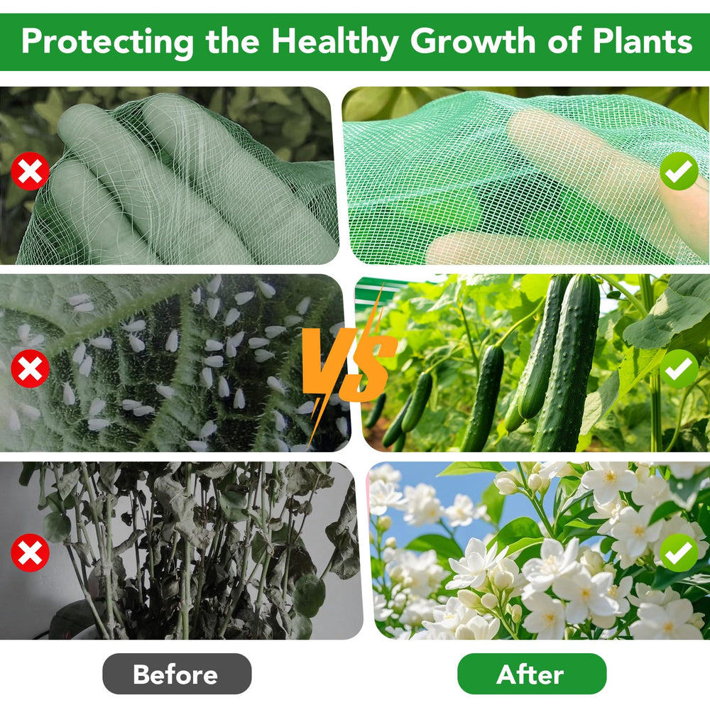 Hoyejyou assembled row cover over raised bed offering plant protection and airflow