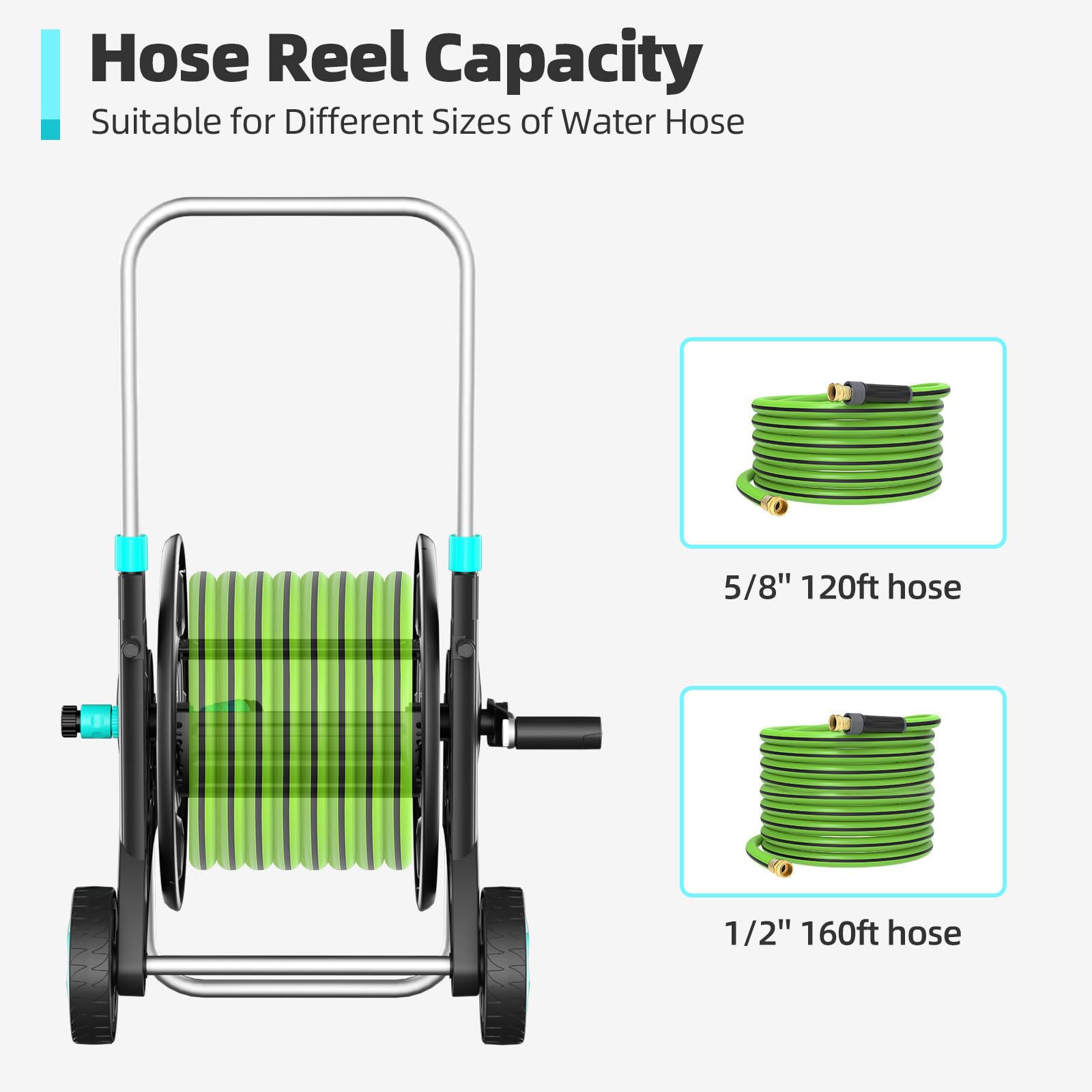 Hozcart connector hose and plugs included showing ready-to-use benefit