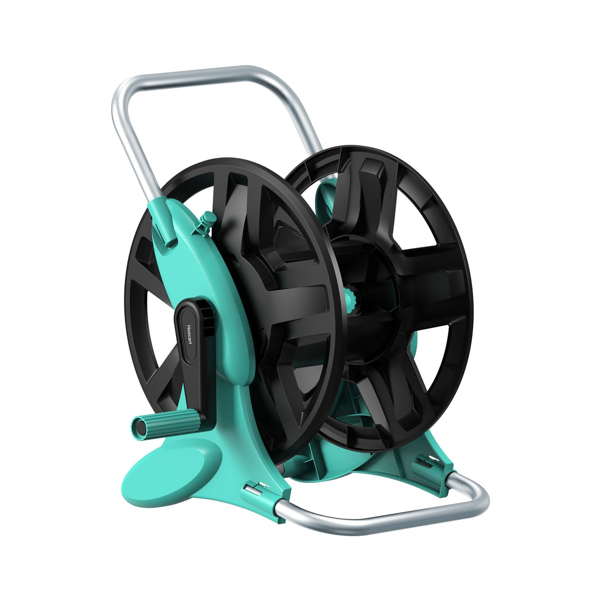 Hozcart front view showing full assembly and compact storage benefit