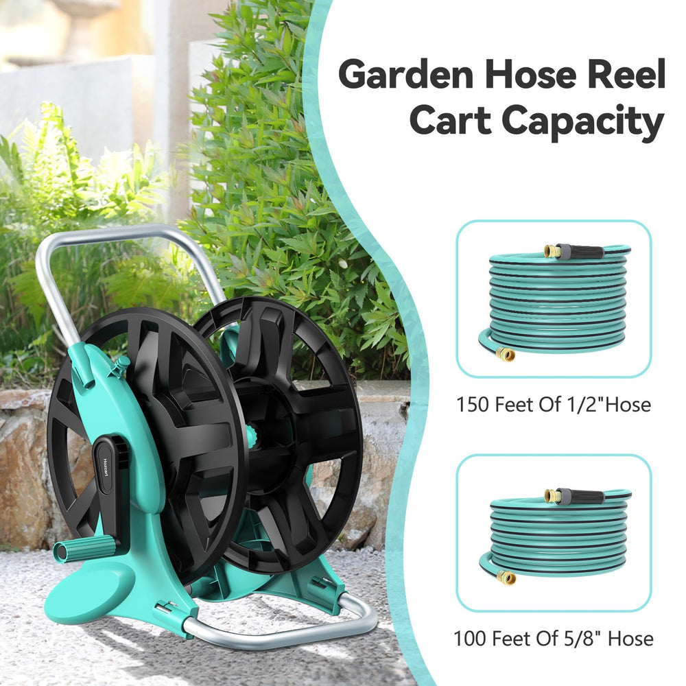 Hozcart anchored with ground stakes providing stable outdoor use