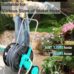 Hozcart wheel and triangular leg stabilizer for steady movement on uneven ground