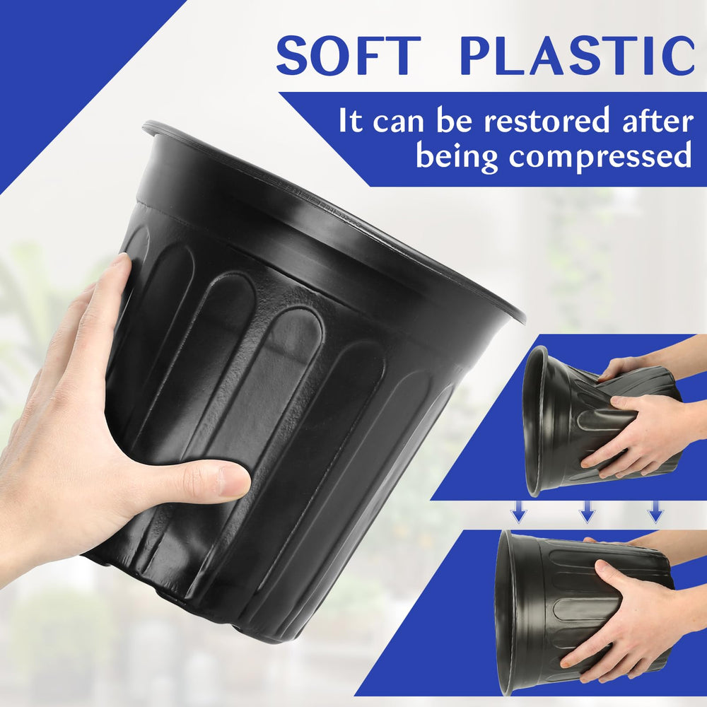 HQAUT stacked pots side profile saving storage space benefit