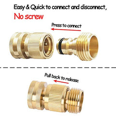 HQMPC female connector with washer in place showing leak prevention