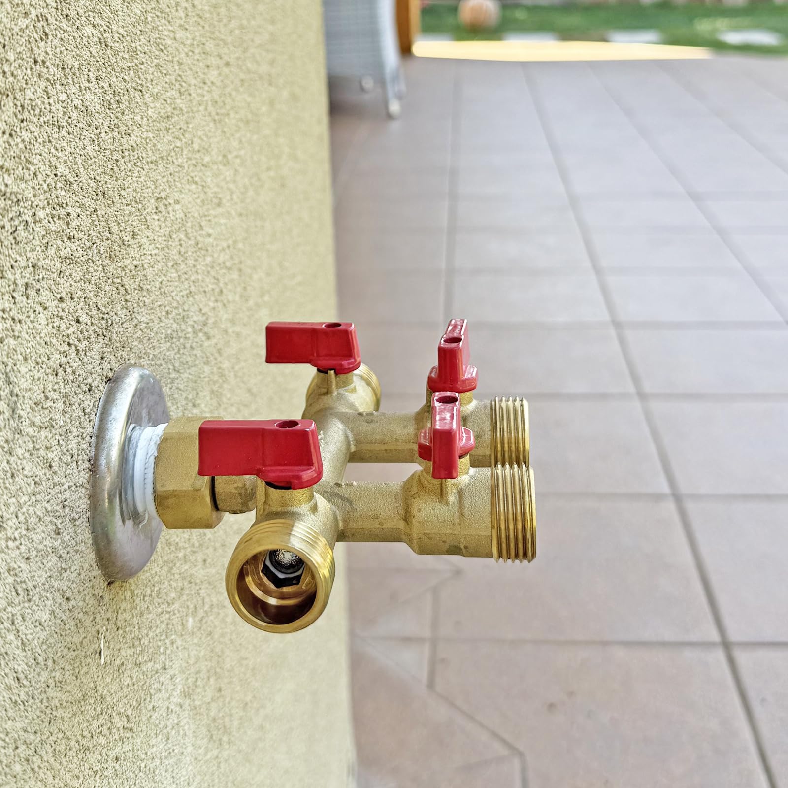 HQMPC held in hand showing compact size and robust brass construction for confidence