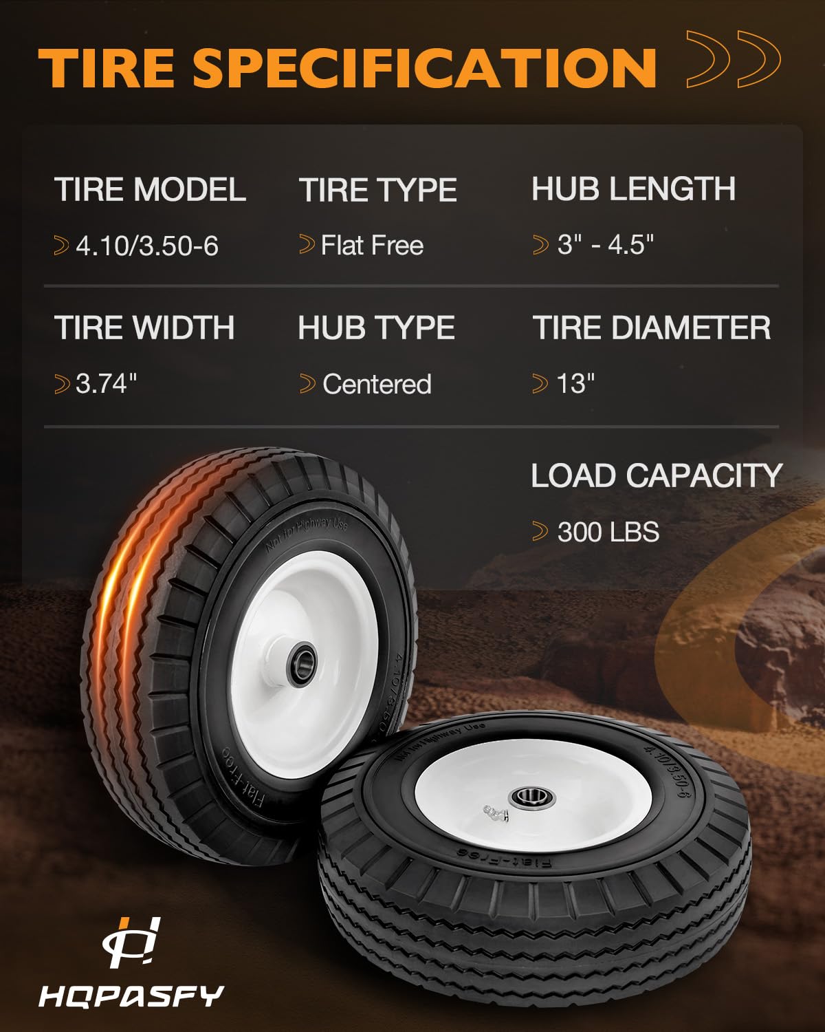 HQPASFY close-up of iron rim and reinforced welds for impact resistance