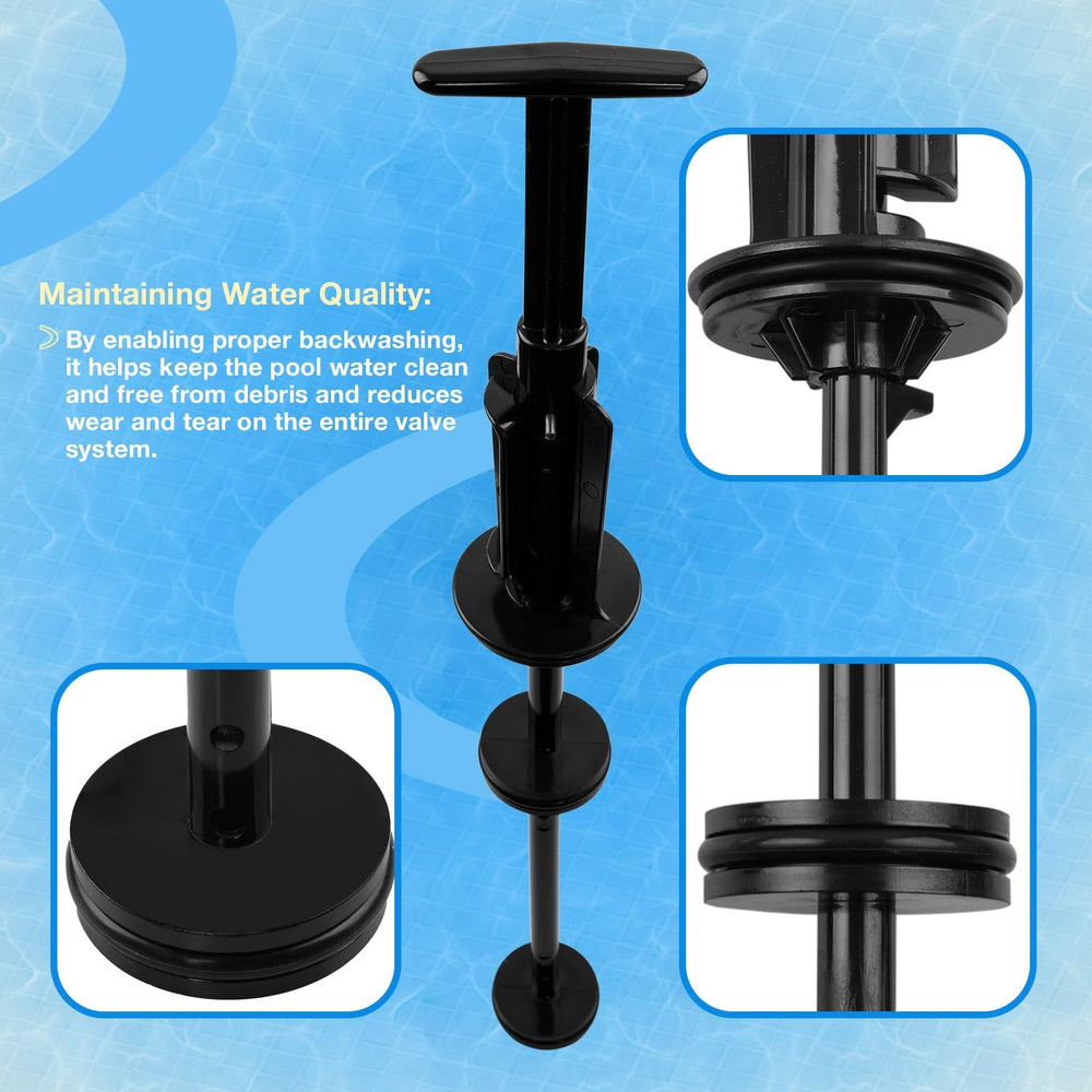 HQPASFY piston shaft mounted near pool equipment showing restored valve operation benefit
