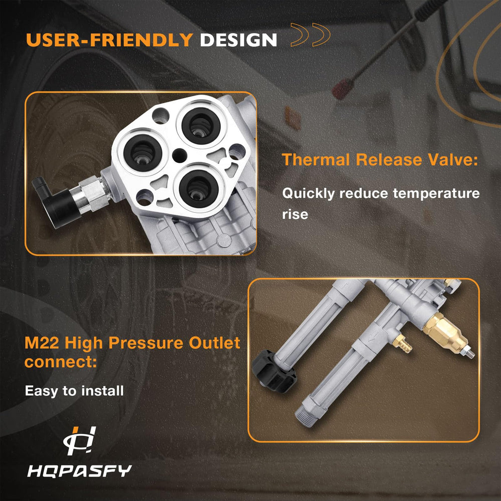 HQPASFY detail of mounting holes showing precise machining for secure attachment