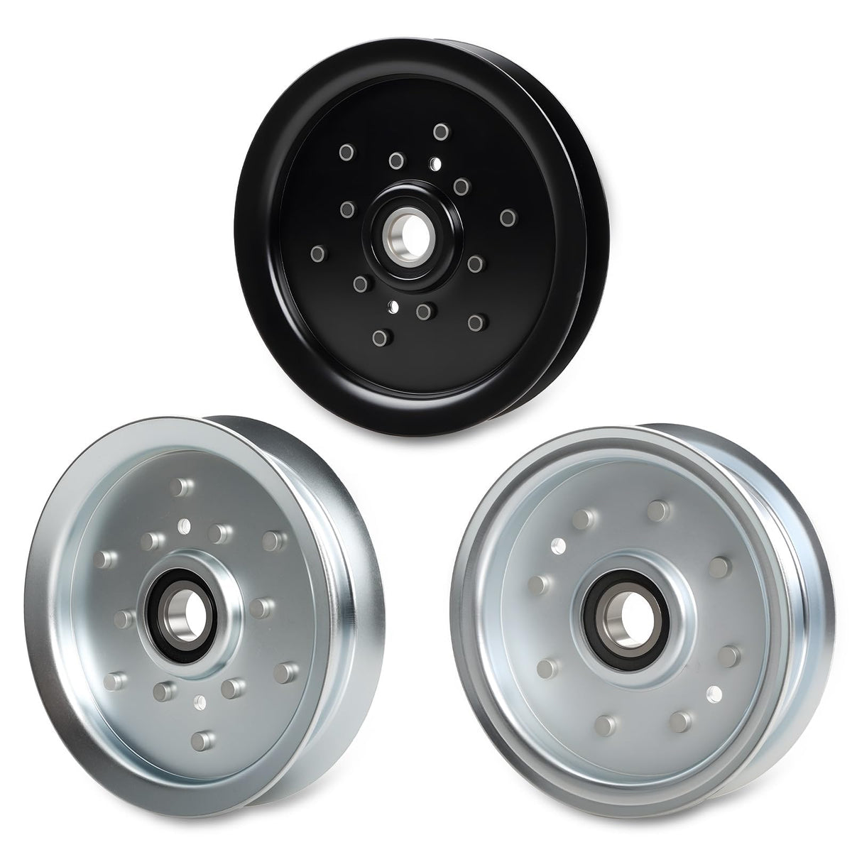 HQPASFY front view of pulleys showing replacement parts and fit benefits