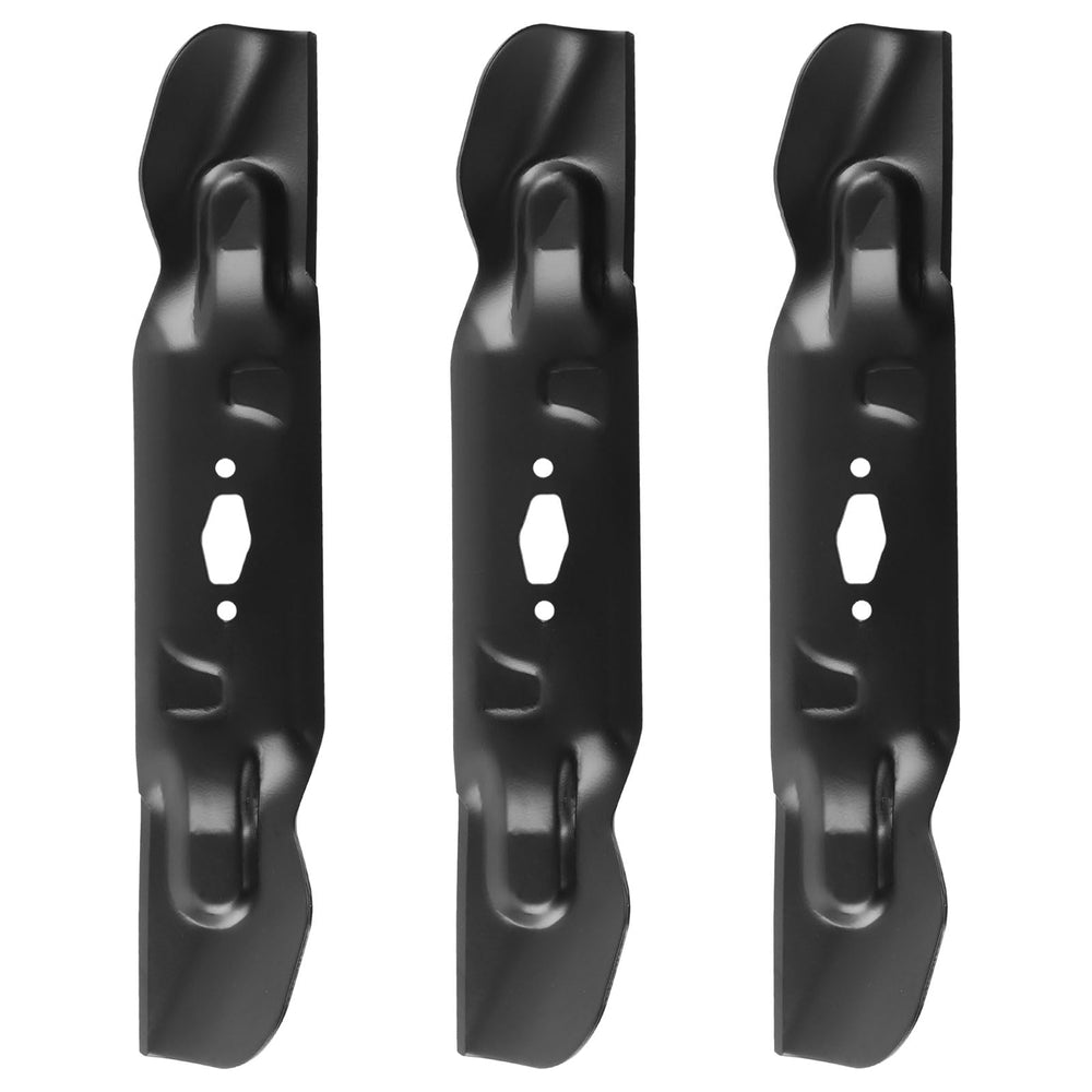 HQPASFY front view of three blades showing fit and finish for cleaner cuts