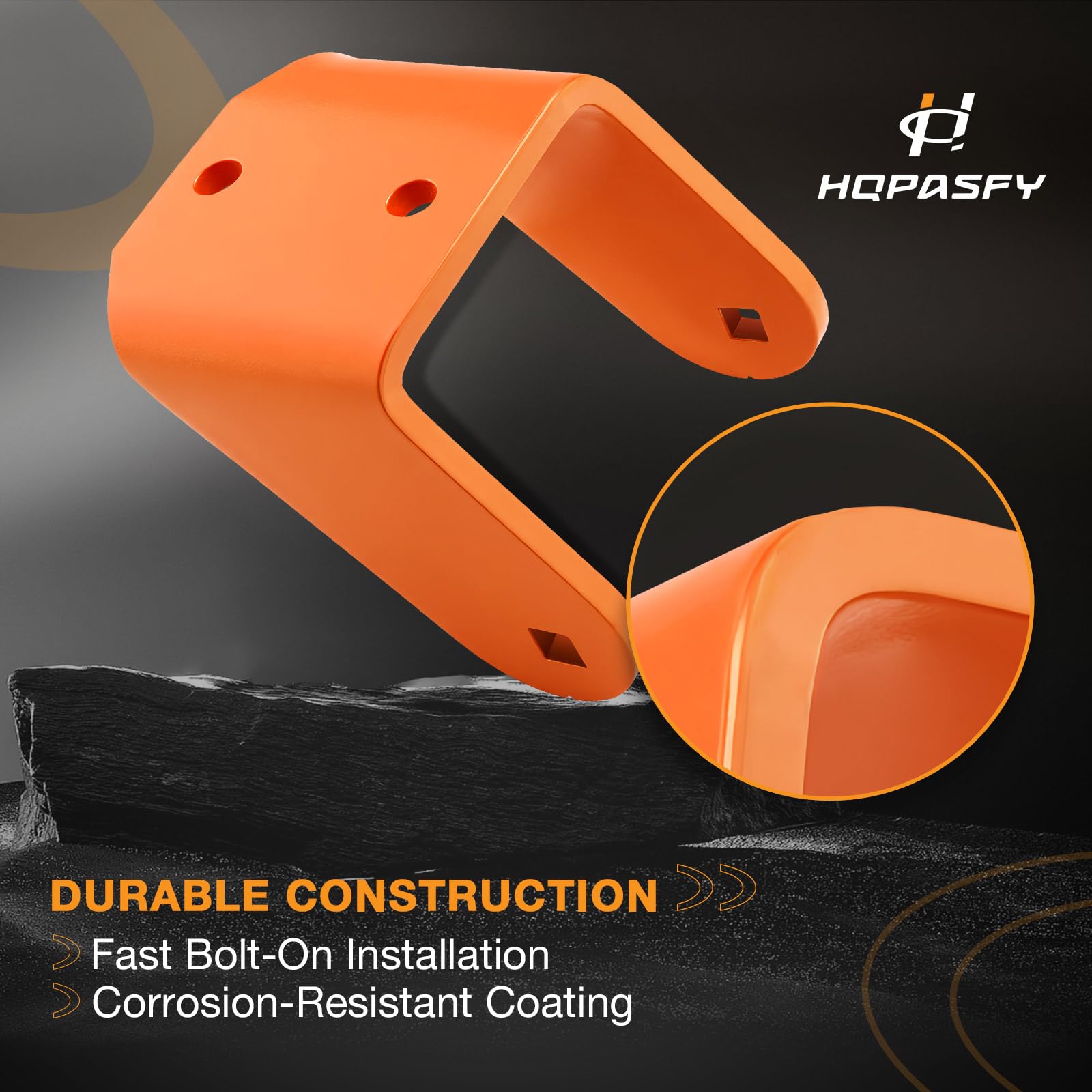 hqpasfy installed on mower deck illustrating smoother deck tracking