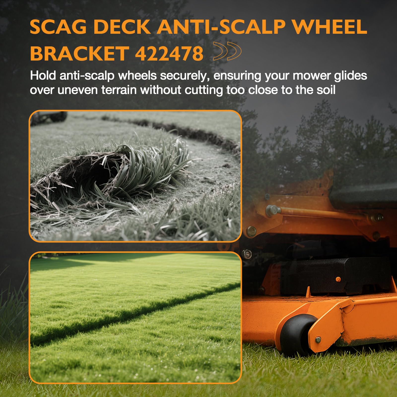 hqpasfy lifestyle mower on lawn showing improved turf protection benefit
