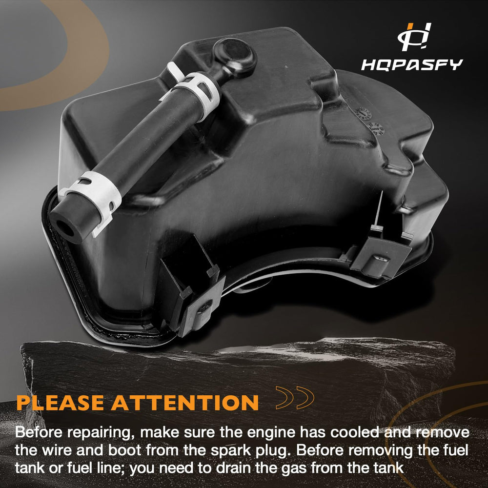 HQPASFY tank held in hand for size comparison showing compact footprint benefit