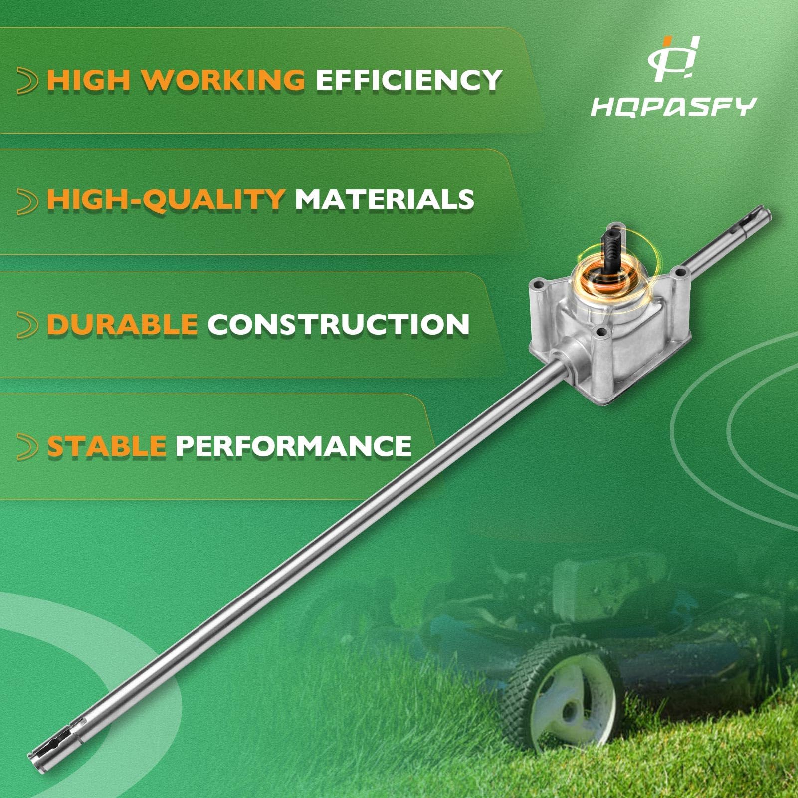HQPASFY anti-rust finish closeup showing corrosion resistance for longer service life benefit