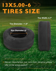 HQPASFY close-up of smooth turf tread demonstrating lawn-friendly contact