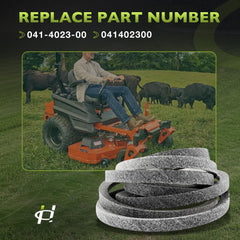 HQPASFY belt cross-section revealing rib pattern and construction for improved grip and longevity