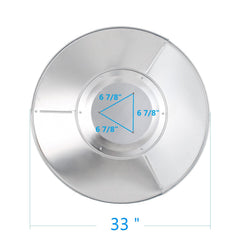 HQQ outdoor close-up finish detail highlighting aluminum texture and durable reflective benefit