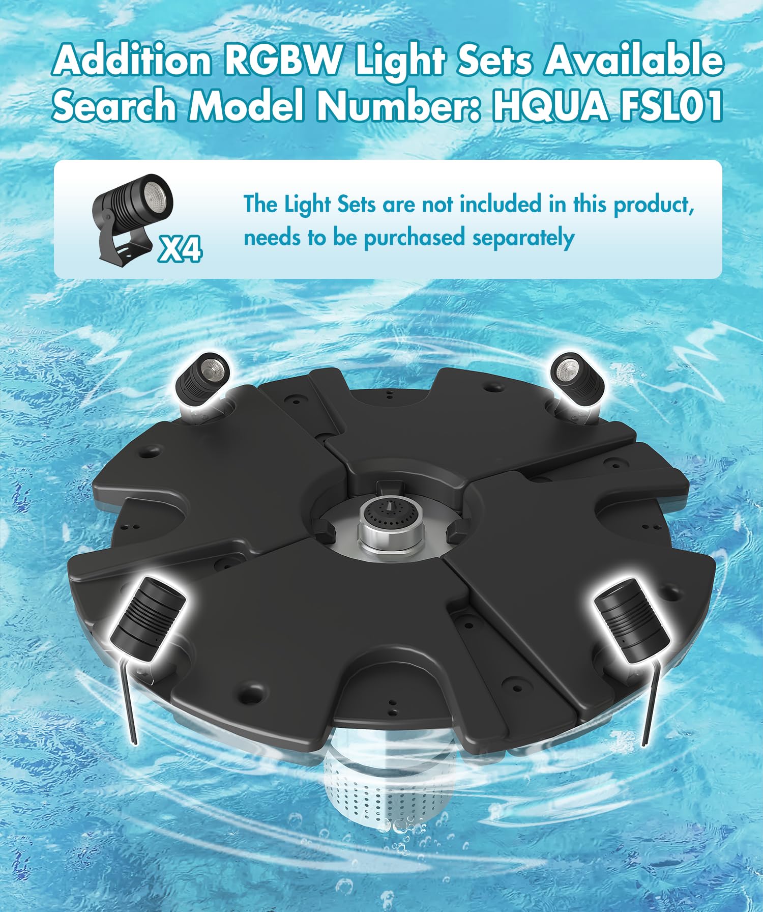 HQUA classic pattern spray illustrating taller narrow jet and elegant look