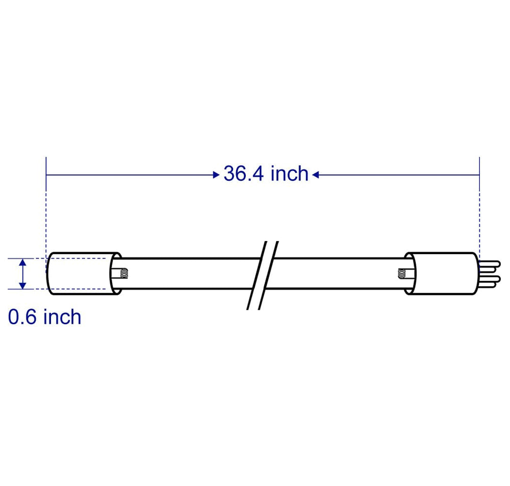 HQUA close-up of 4-pin base highlighting easy, secure electrical connection