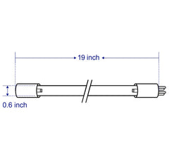 HQUA close-up of 4-pin base demonstrating secure connection and correct fit